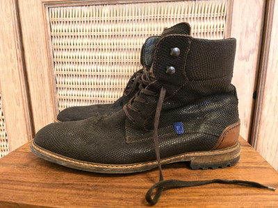 Floris van Bommel Stiefel gefüttert Winterschuhe 42 2/3 (8 1/2)