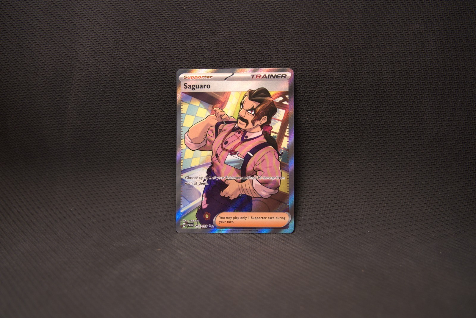 2023 Pokemon Paldea Evolved Saguaro Secret Rare Silver Holofoil 255/193 Mint