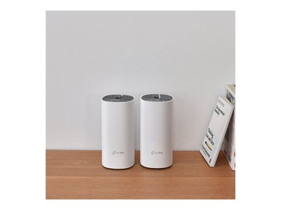 TP-LINK Deco E4 (2-pack) White Grey Interior Mesh System DECO E4 (2-PACK)