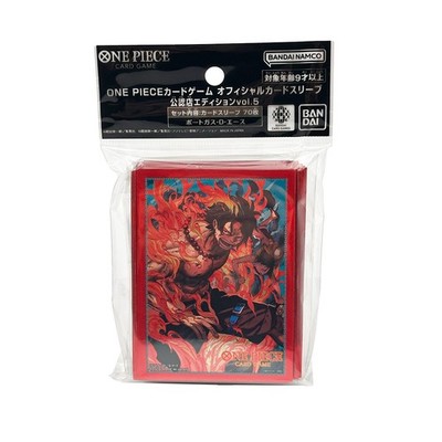 One Piece Official Sleeves Bandai TCG+ Stores Edtion Vol. 5 70 Sleeves ACE
