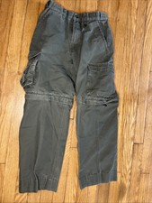 Boy Scouts Of America Official Canvas Zip-Off Uniform Relaxed Pants Youth 12