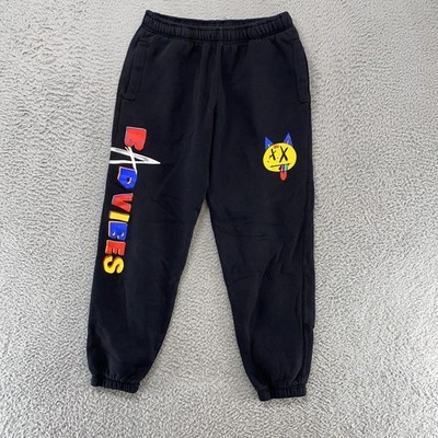 Bad Vibes Forever Joggers Mens Small Black XXXTentacion Sweatpants Lounge Pants