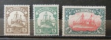 Dt. Kolonie Karolinen MiNr. 21 - 22 sauber */** und tadellos (A 275)