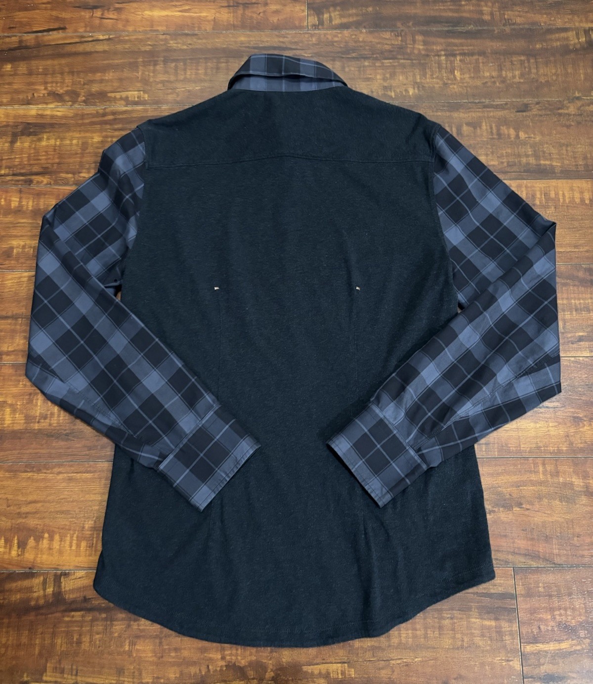 Kit and Ace Shirt Mens Small Button Up Long Sleeve Cashmere Blend Technical Blue