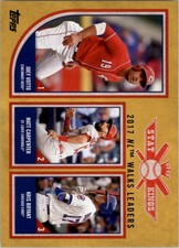 2018 Topps Big League Gold #311 Matt Carpenter Kris Bryant Joey Votto - BB