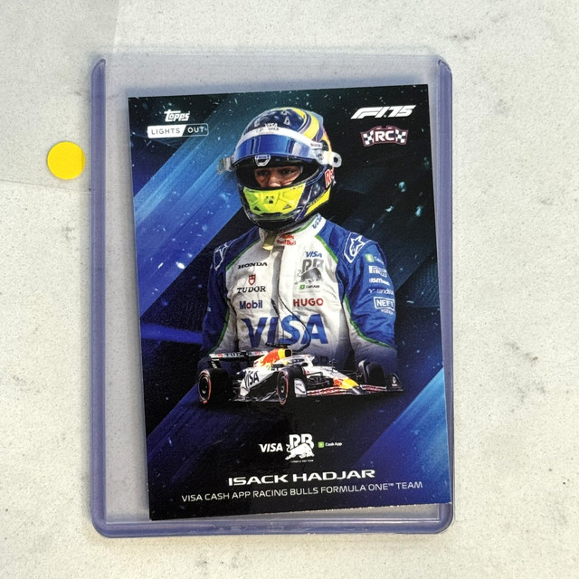 2025 Topps Lights Out Formula 1 F1 ISACK HADJAR Rookie Rc