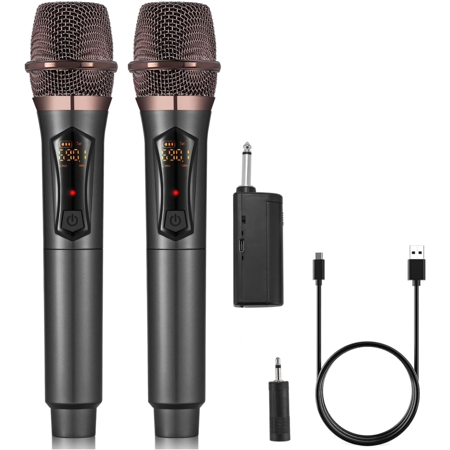 200ft Wireless Karaoke Microphone System with 50-Hour Battery Life for Events-image