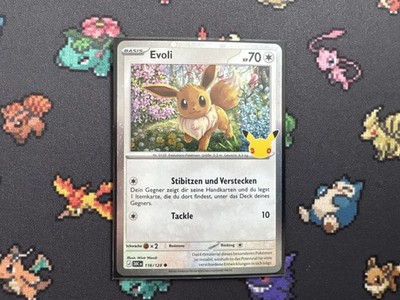 Pokémon TCG Evoli 30 Jahre Collection Holo Deutsch 116/128 Promo Galaxy Holo