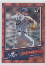 2020 Panini Donruss The Rookies Red 49/149 Brendan McKay #R-7 RC uk2