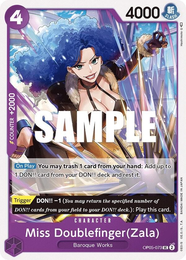 One Piece - Miss Doublefinger(Zala) - Awakening of the New Era OP05-073 - NM