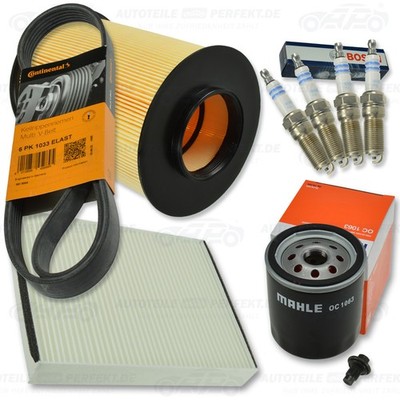 Inspektionskit Filter Satz Paket XXL (P) Ford Focus III 1,6Ti ab2012 1 Riemen
