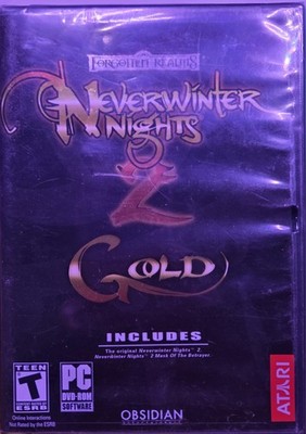 SEALED Neverwinter Nights 2 Gold. Forgotten Realms PC DVD-ROM. Atari