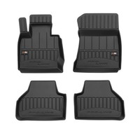Omac Gummi FußMatten FüR BMW X4 F26 2014-2018 Premium TPE Automatten Schwarz 4X