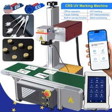 CRS 5W Flight UV Laser Marking Machine & Industrial Camera Visual Position US