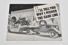 Vintage J.I. Case Winterset IA Implement Co Case Line Paper Advertisement