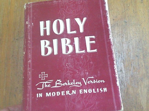 Heilige Bibel, Die Berkeley Version, in modernem Englisch, 1959, signiert vom Übersetzer