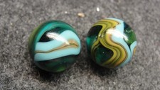D.A.S. Early run Test 2 Teal marbles j27d