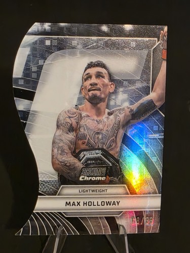 2026 UFC Stadium Club Chrome Triumvirates Max Holloway TV-9 SP /99