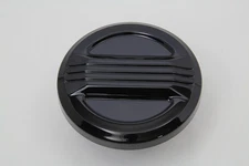 Air Flow Gas Cap Vented Black fits Harley Davidson