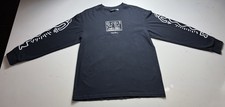 H&M x Keith Haring 100% Cotton Relaxed-Fit DJ Dog Print Shirt Black/White M