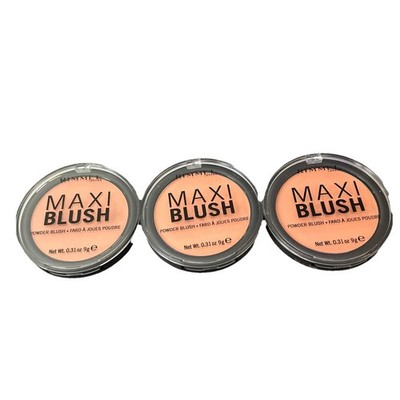 Maxi Blush Powder - 004 Sweet Cheeks by Rimmel London for Women - 3 Pack!