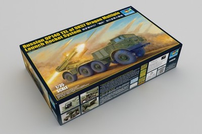 1:35 TRUMPETER KIT Russian 9P140 Tel Of 9K57 Uragan Launch Rocket System TR01026