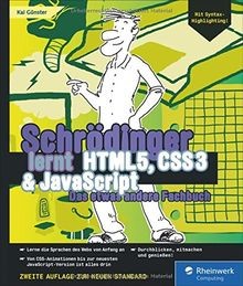 Schrödinger lernt HTML5, CSS3 und JavaScript: Das et... | Buch | Zustand wie neu