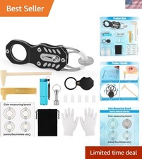 Professional Silver and Gold Coin Testing Kit with Accessories