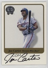 2001 Fleer Greats of the Game Auto Joe Carter Auto 4wd