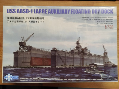 snowman model - USS ABSD-1 Large Auxiliary Floating Dry Dock  sp-7051