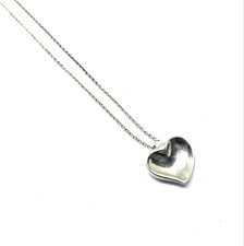 Tiffany & Co. SV925 Full Heart Necklace Silver 925 Unisex Pre-owned
