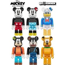 Medicom Toy BE RBRICK Mickey Mouse  Friends CHASE Version 12-Piece Set Disney
