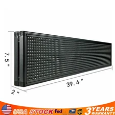 High Brightness Outdoor LED Sign Programmable Scrolling Message Display Board US