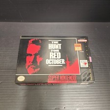 The Hunt for Red October - Original Box & Manual Only (SNES)