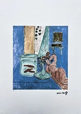 HENRI MATISSE - Nude with fish - signed, numbered edition 61/75,50x70cm