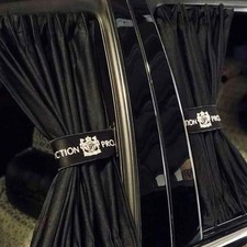 4pcs Junction Produce Curtains Whtie Jp Starps Vip Car Window Shade Valance 50s 4pcs Junction Produce Curtains Whtie Jp Starps Vip Car Window Shade Valance 50s
