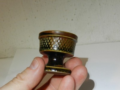 Stig Lindberg  Gustavsberg Studio signed  H- 4,2  cm Studio Hand 1968 or 1975