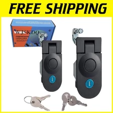 Adjustable Zinc Alloy Compression Latch, Black