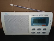 Sony Liv 4 Band Radio Model ICF-M410V TV Weather FM AM Digital Scanning