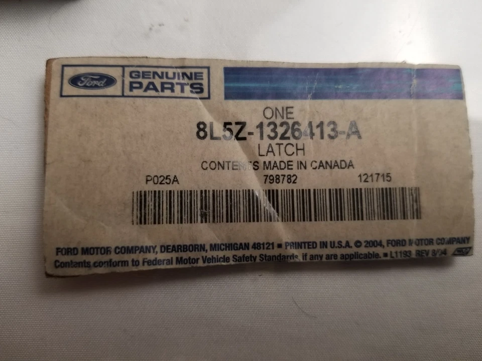 OEM Ford 8L5Z-1326413-A pestillo de puerta LF Ranger 1998-11 Foto 2 de 4