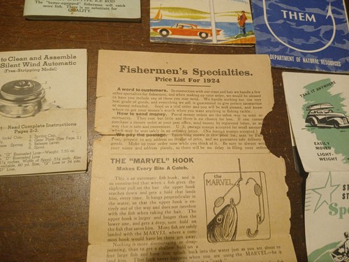 Articoli effimeri da pesca vintage. - Foto 6 di 13