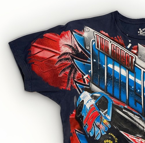 T-shirt double face Chase Authentics 2014 Daytona 500 stampa all over NASCAR XL - Foto 2 di 23