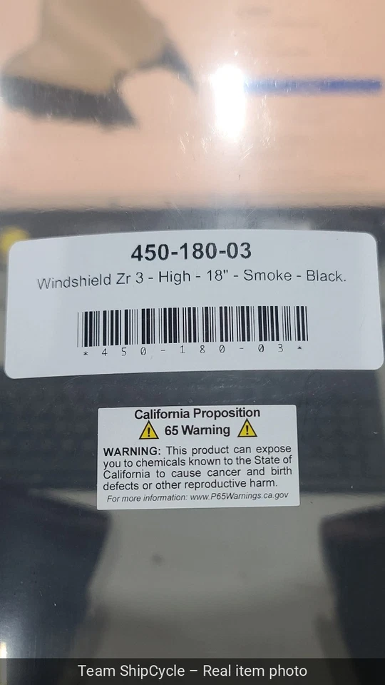 Arctic Cat Bearcat 660 WT 2003 2004 2005 2006 2007 2008 17 Smoke Windshi G1N - Image 3 of 4