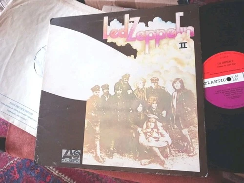 LED ZEPPELIN -     Led Zeppelin II,      1970 UK PLUM/RED LP / inner