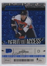 2023 Upper Deck Credentials Debut Ticket Access Blue /149 Emil Andrae #119 00em