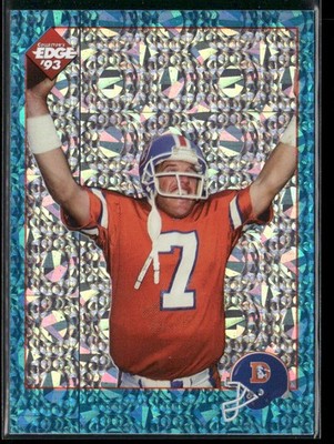 1993 Collector's Edge #E1 John Elway Two Minute Warning ''S'' Prefix Silver