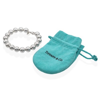 Tiffany & Co. Sterling Silver Hardware Bead Bracelet | eBay