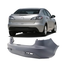 Rear Bumper Cover For 2010-2011 Mazda 3 Primed Bbm450221mbb Ma1100201