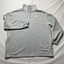 Nike Women's Gray Pullover Mock Neck Sweatshirt Size M