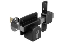 GateMate Long Throw Gate Lock 1490096, Euro Profile Keyed Both Sides Gate Lock f